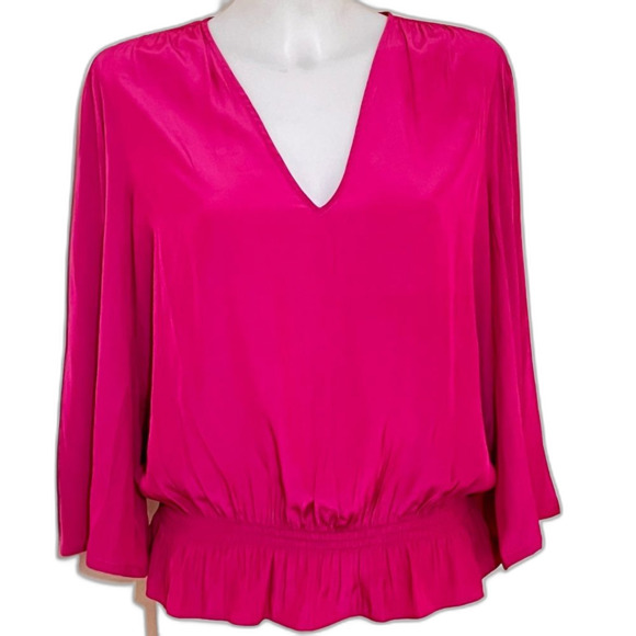 Ramy Brook Pink Top with Dolman Sleeve Size Medium Blouse - Picture 1 of 5